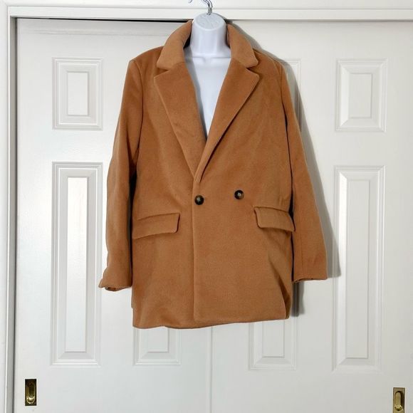 Free People Terra Cotta Tan Mari Solid Blazer - Picture 4 of 9